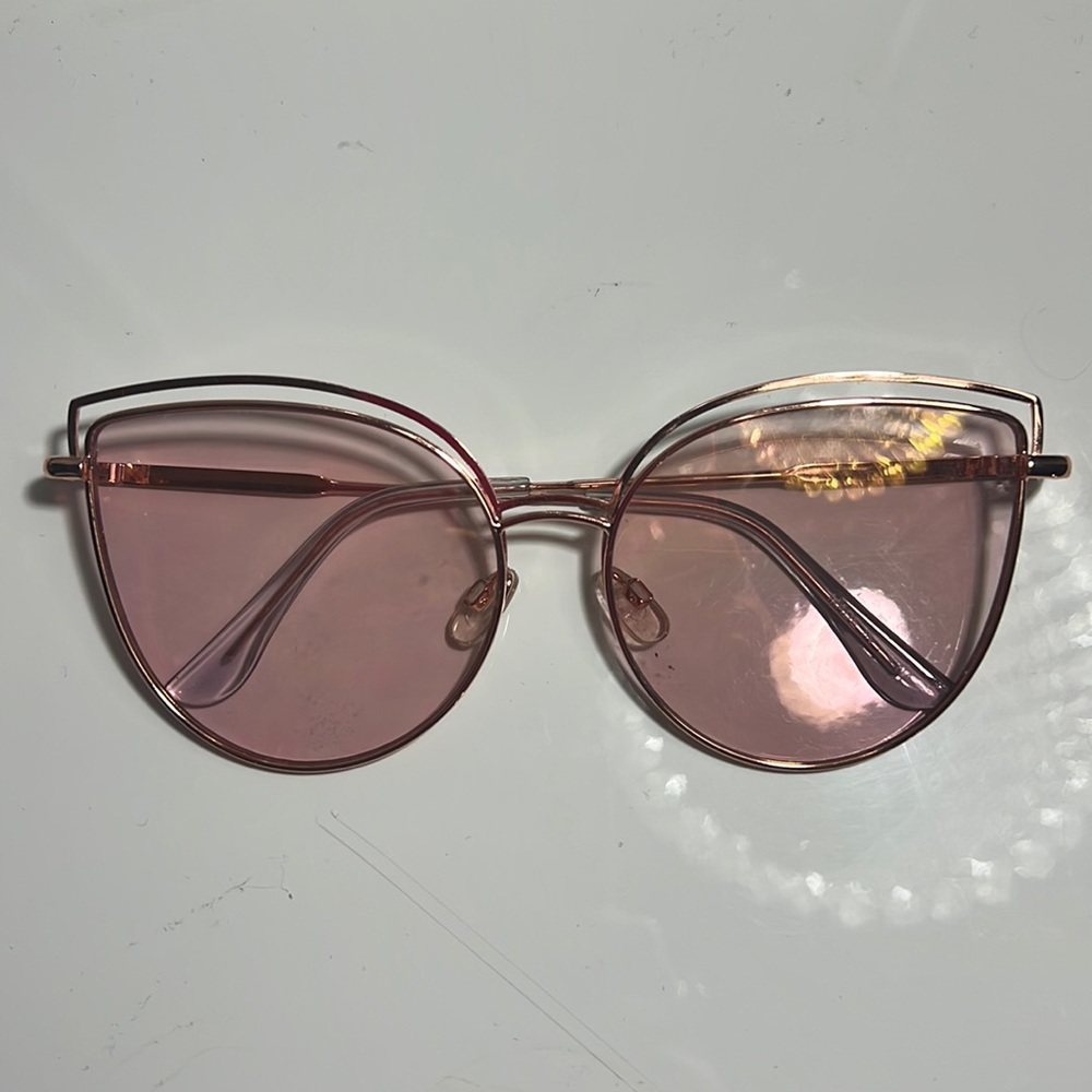 Rose gold sunglasses